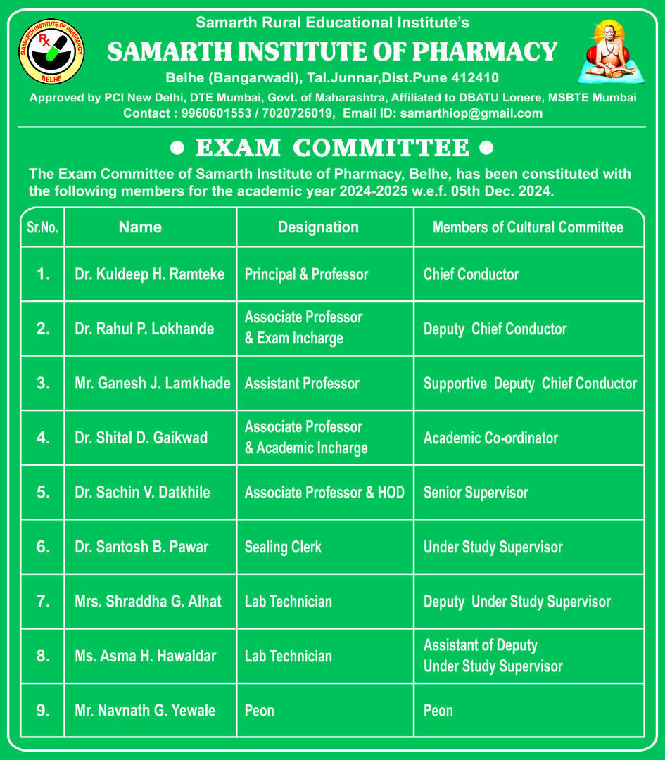 Exam Committee