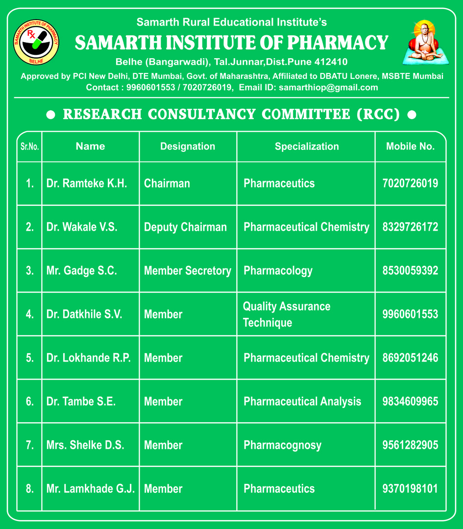 Research & Consultancy Committee