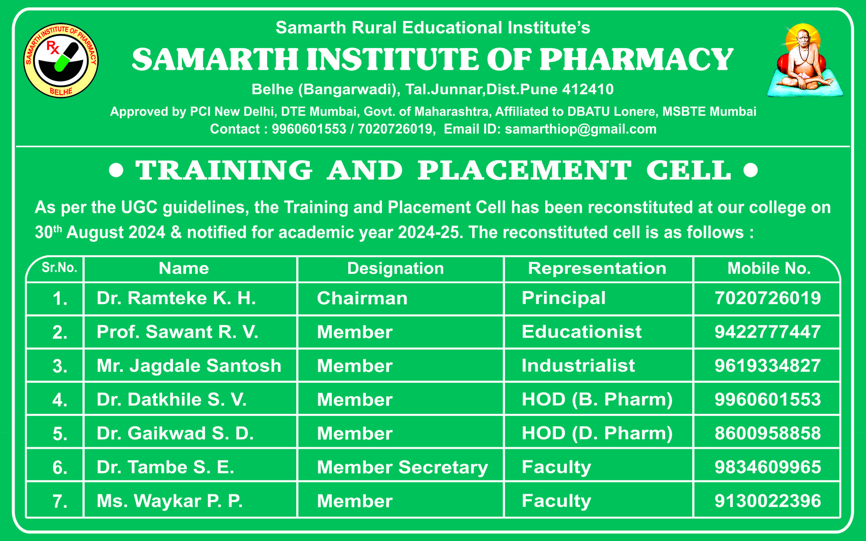 Training & Placement Cell Committee